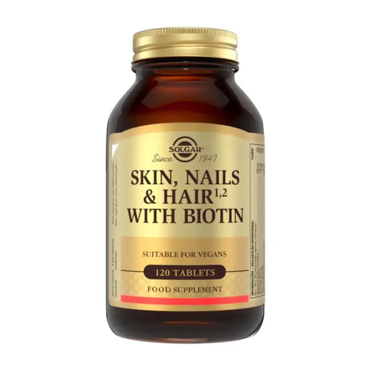 Solgar Haare, Haut, Nägel & Biotin, 120 Tabletten