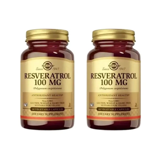 Solgar Resveratrol, 2X60 pflanzliche Kapseln