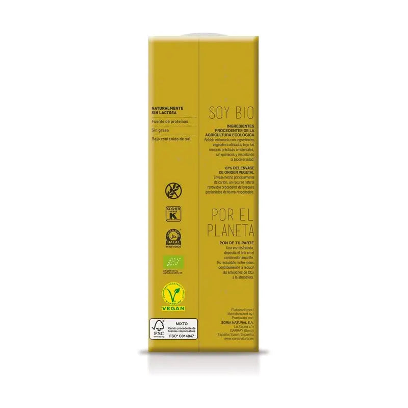 Soria Natural Pflanzliches Getränk aus Kanariensaat, 6 x 1 l