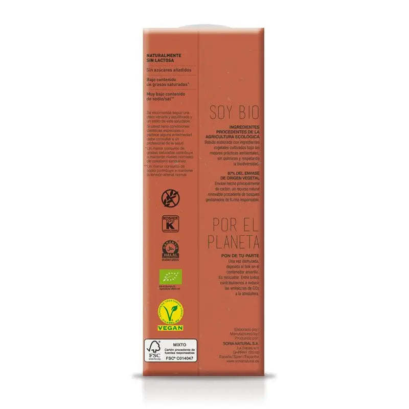 Soria Natürliches pflanzliches Flachsgetränk 1Lt 6Stk. Bio S/A