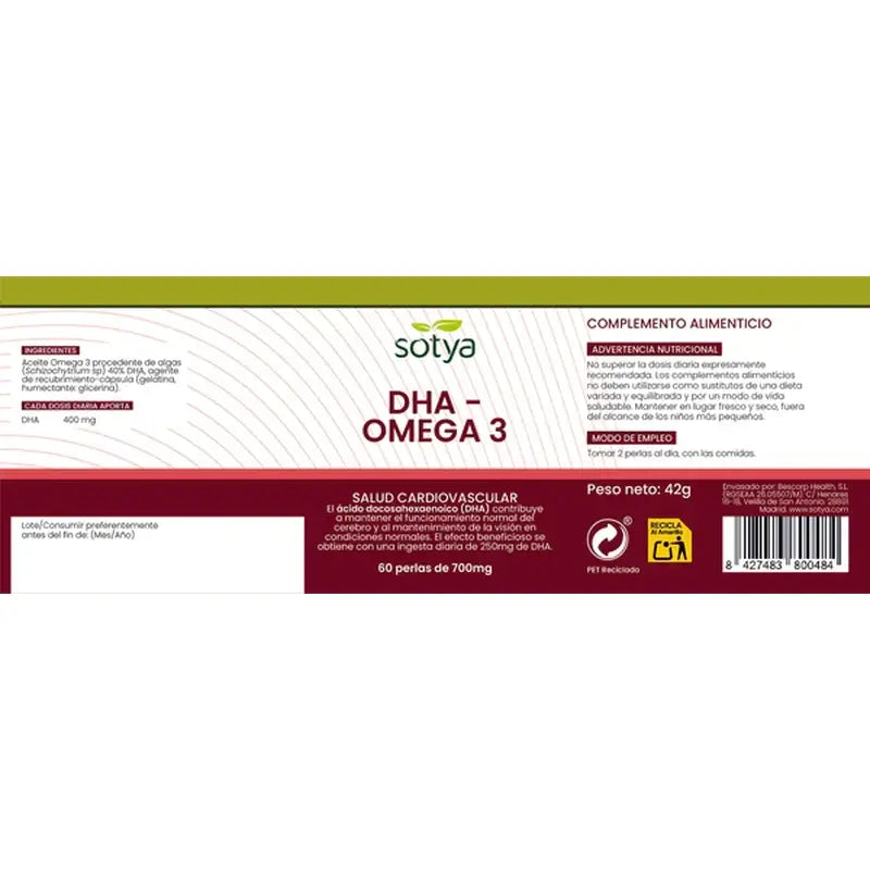 Sotya Dha 700 Mg , 60 Kapseln