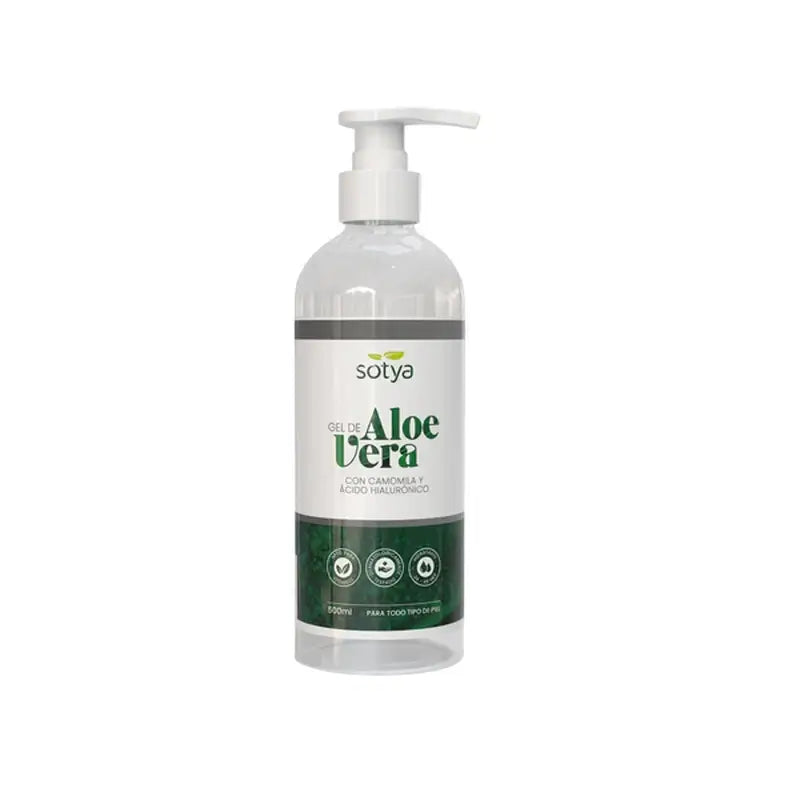 Sotya Aloe Vera Kamille Hyaluronsäure Aloe Vera Gel , 500 ml