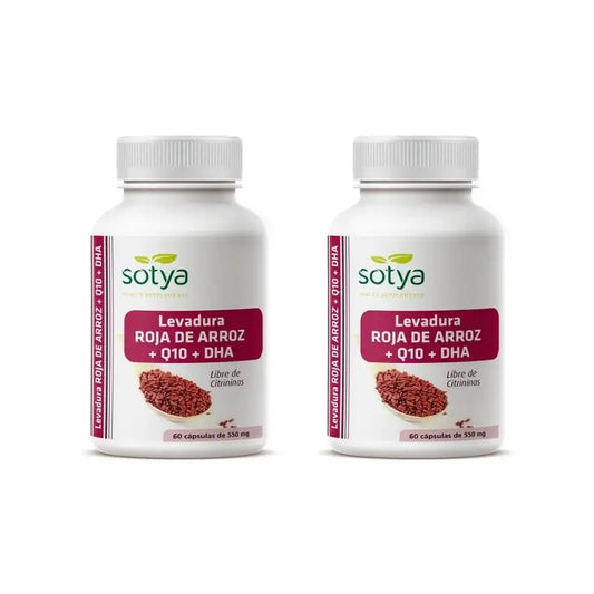 Sotya Roter Hefereis + Q10 + Dha, 2X60 Kapseln