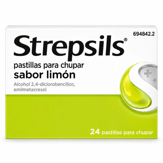 Strepsils Zuckerfrei Zitrone, 24 Lutschtabletten