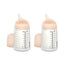 Suavinex Anti-Kolik-Flasche Zero Zero 270 Ml, Medium Flow (M), +3 Monate, Fair, 2 Stück