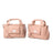 Suavinex Baby Trolley Tasche Rechteckige Brottasche Poesie Rosa