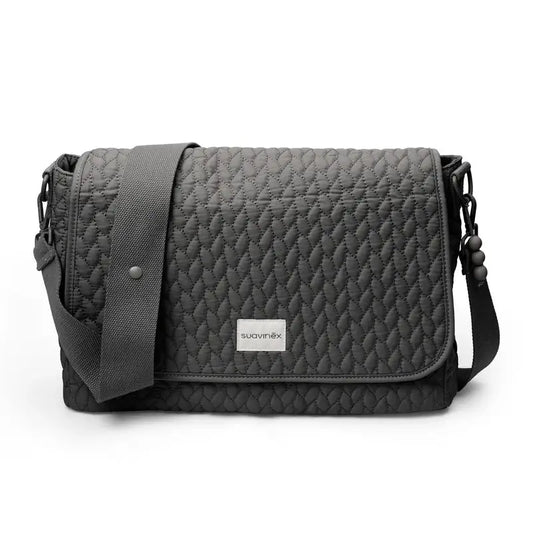 Suavinex Maternity Satchel Umhängetasche, grau