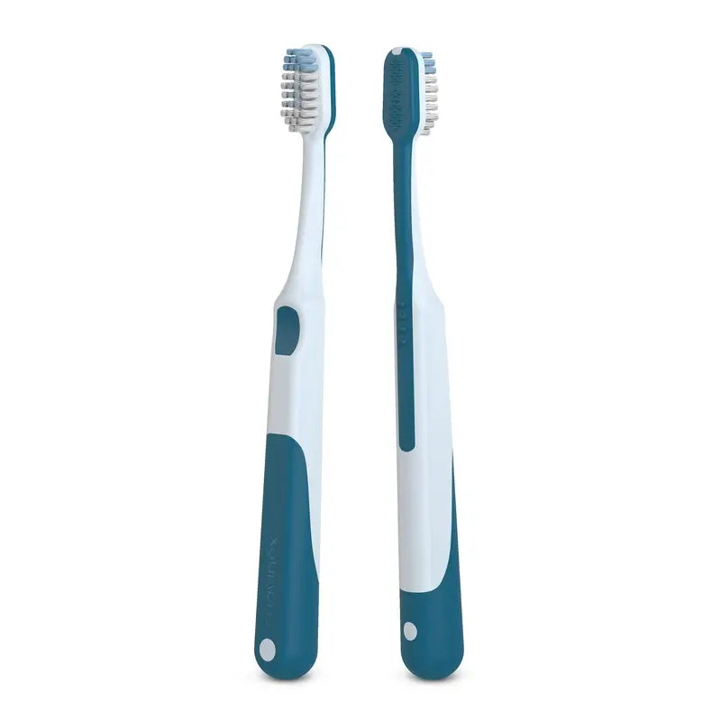 Suavinex Säuglingszahnbürste +6 Jahre, blau