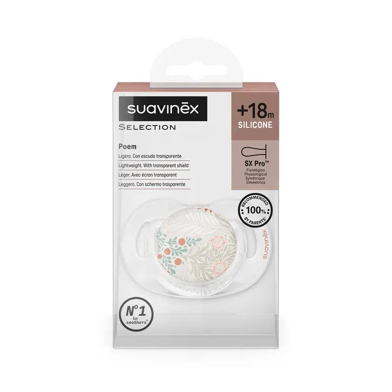 Suavinex Schnuller Sx Pro +18 Monate, Grüne Poesie
