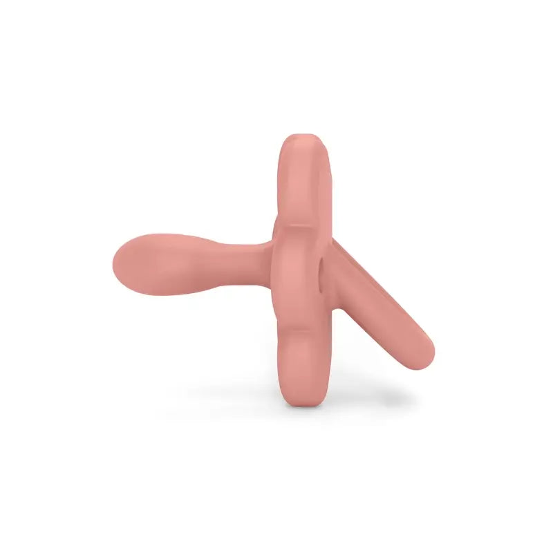Suavinex Schnuller alle Silikon Schnuller Sx Pro, 6/18 Monate, Schmetterling Pfirsich rosa