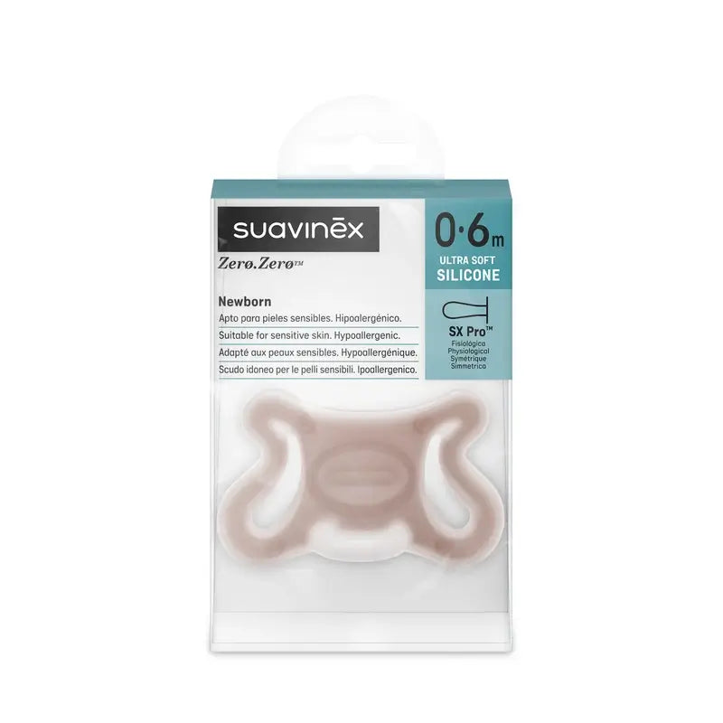 Suavinex Schnuller Zero Zero Zero, 0/6 Monate, tief