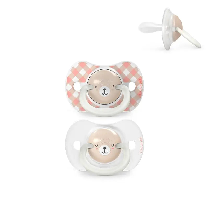Suavinex Nacht & Tag Schnuller Nacht & Tag Sauger Sx Pro 0/6 Monate Rosa, 2 Einheiten
