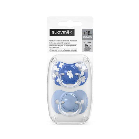 Suavinex Schnuller Sx Pro Sauger +18 Monate Wild&Free Grün, 2 Stück