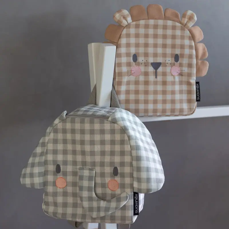 Suavinex Kindergarten-Rucksack, Elefant Grau