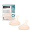 Suavinex Pack 2 Sauger Zero Zero, Slow Flow (S), +0 Monate, Fair