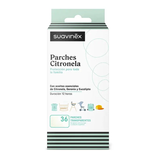 Suavinex Citronella Mückenschutzpflaster, 36 Stück