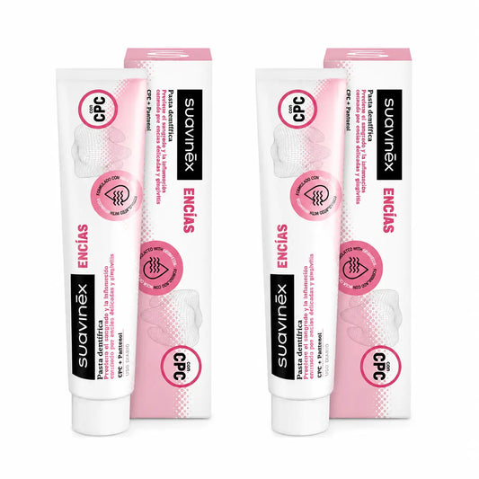 Suavinex Zahnpasta Zahnfleisch, tägliche Anwendung, 75 ml, 2er Pack