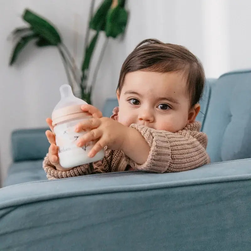 Suavinex Babyflaschen und Schnuller Geschenkset Rosa +0M Birdies Rosa