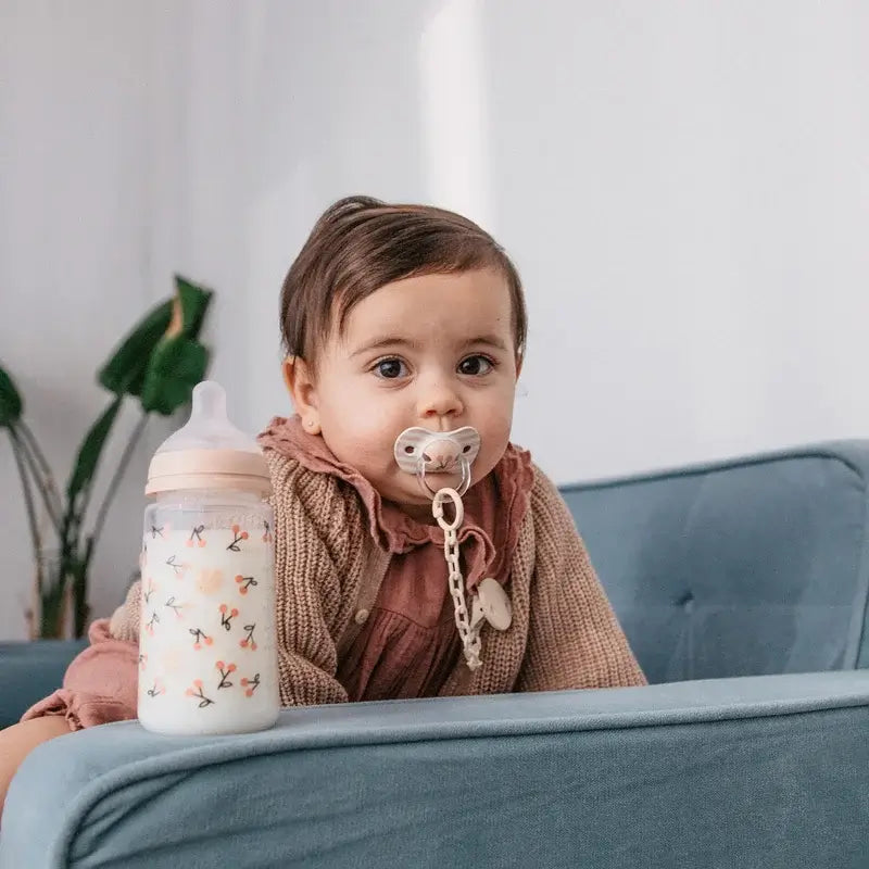 Suavinex Babyflaschen und Schnuller Geschenkset Rosa +0M Birdies Rosa