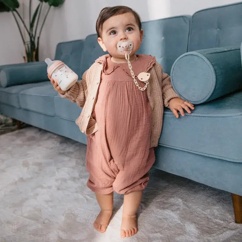 Suavinex Babyflaschen und Schnuller Geschenkset Rosa +0M Birdies Rosa