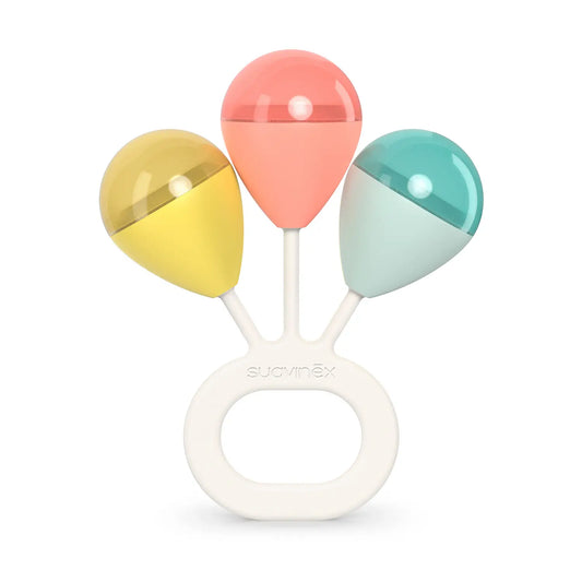 Suavinex Rattle +4 Months, Easy Grip, Blue