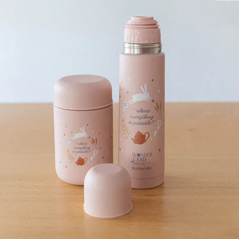 Suavinex Flüssig-Thermoskanne 500 ml, Wonderland Pink