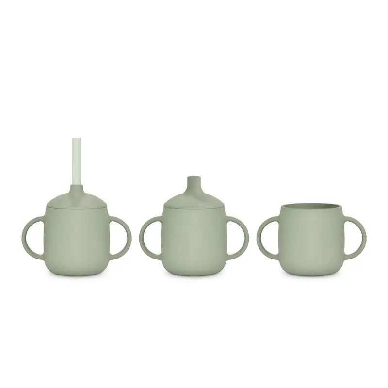 Suavinex Learning Cup 3-In-1 Silikon, +6 Monate, Grün