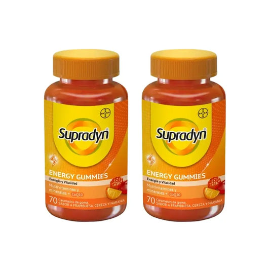 Supradyn Energy Vitamins and Energy Multivitamins, 2x70 Gummies