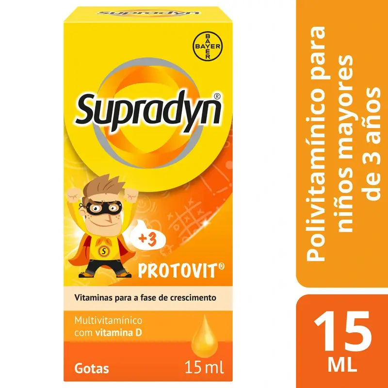 Supradyn Protovit Vitamine und Mineralien für Kinder, 15 ml