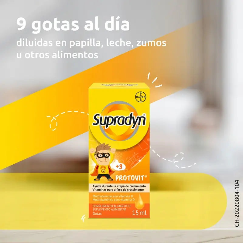 Supradyn Protovit Vitamine und Mineralien für Kinder, 15 ml