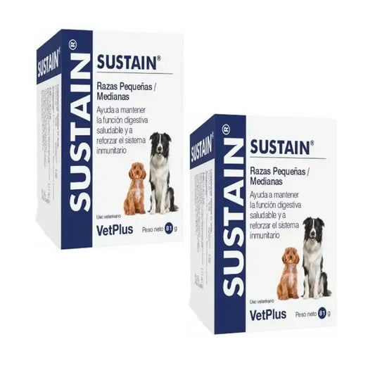 Sustain Kleine und mittlere Rassen, Packung mit 2 x 30 Beuteln