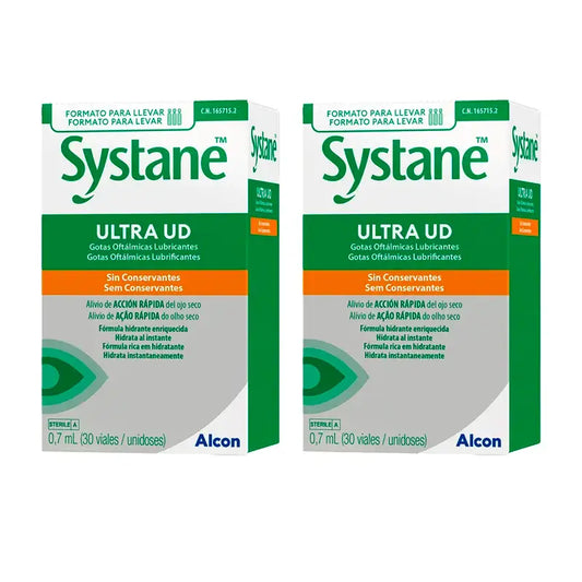 Systane Ultra, Pack 2 X 30 Units 0,7 Ml