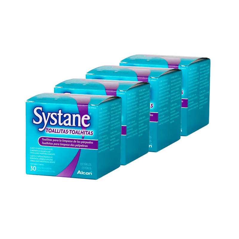 Systane Wipes, Pack 4 X 30 pcs.