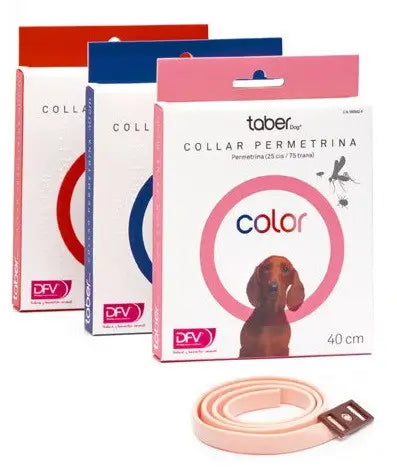 Taberdog Permethrin Collar 40 cm Pink