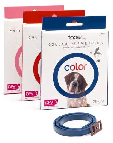Taberdog Permethrin Collar 75 cm Red