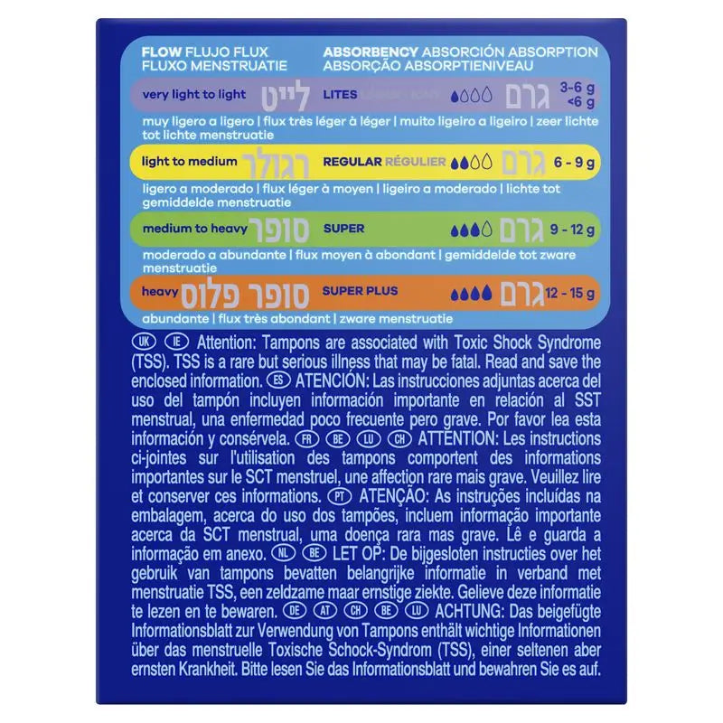 Tampax Compak Lites Tampons mit Applikator, 24 Stück