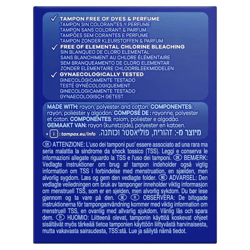 Tampax Compak Lites Tampons mit Applikator, 24 Stück