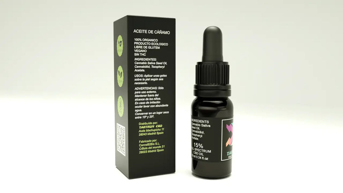 Tantrum Vollspektrum CBD Öl 15% Hso, 10 ml