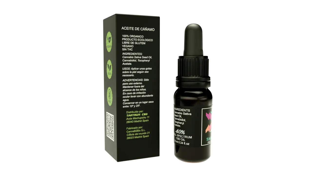 Tantrum Vollspektrum CBD Öl 40% Mct, 10 ml