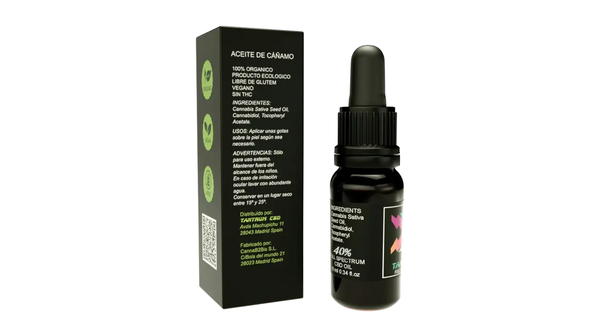 Tantrum Vollspektrum CBD Öl 40% Mct, 10 ml