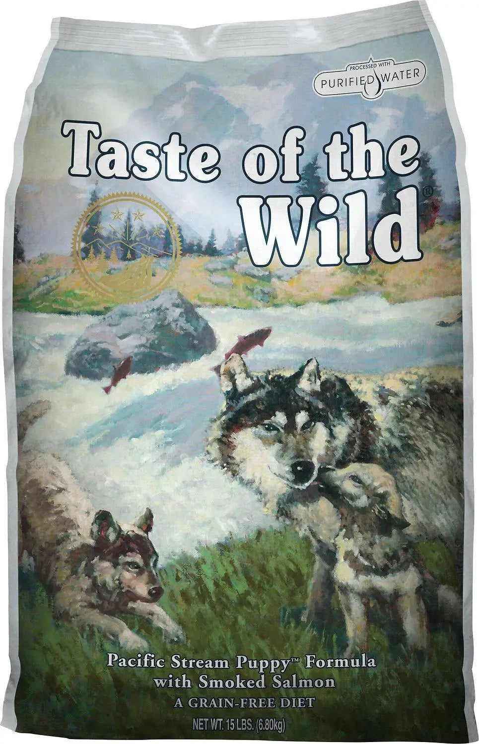 Taste Canine Puppy Pacific Stream Salmon 2Kg dog food
