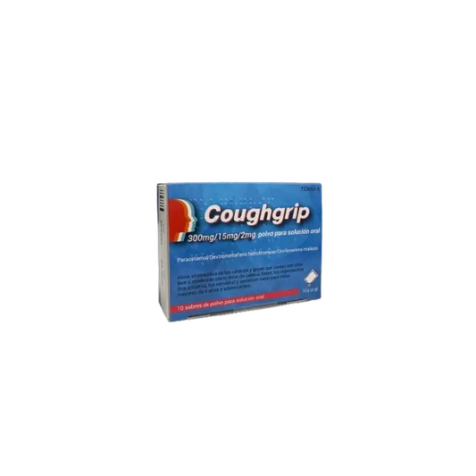 Tecnimede Coughgrip Oral Solution, 10 powder sachets