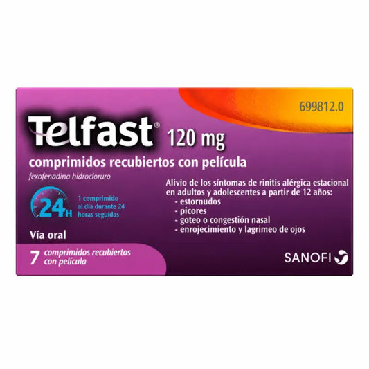 Telfast 120 mg, 7 Tabletten
