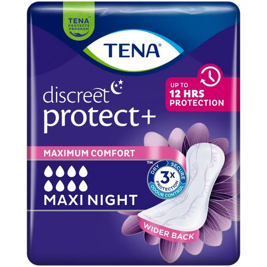 Tena Discreet Compress Maxi Night, 12 Stück