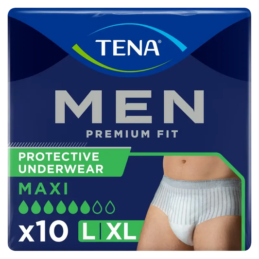 Tena Men Pants Premium Fit Größe L-XL, 10 Stück.