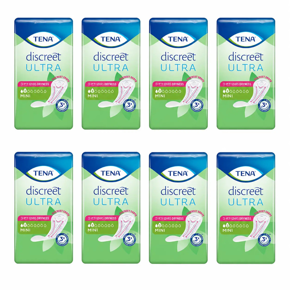 TENA Discreet Mini Pack, 8 x 20 Stück.