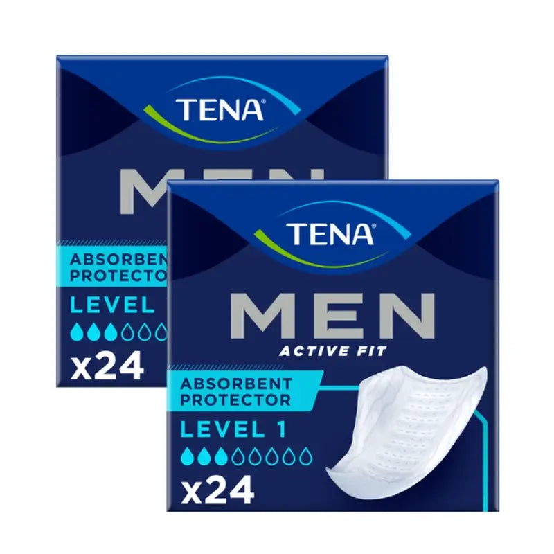 Tena Pack Männer Stufe 1, 2 x 24 Einheiten
