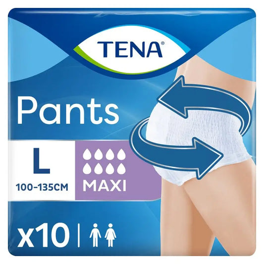 Tena Pants Maxi Size L, 10 Units