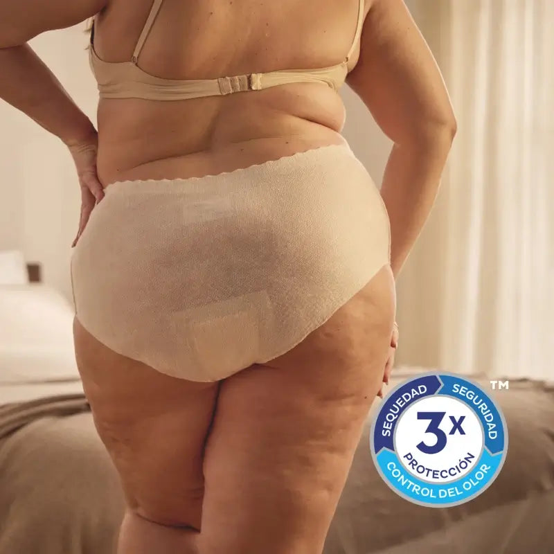 Tena Silhouette Large Hohe Taille Creme , 8 Stück