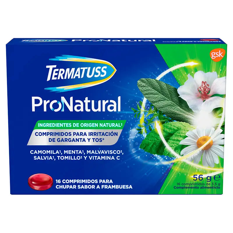 Termatuss Tabletten für trockenen Husten oder Husten mit Auswurf, 16 Tabletten